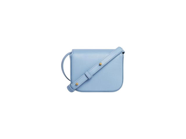 Celine Celine Mini Triomphe In Shiny Calfskin Celeste - view 2