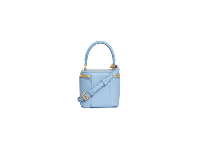 Celine Celine Mini Vanity Case In Smooth Calfskin Celeste - view 2