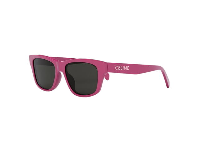 Celine Celine Monochromes 05 Sunglasses In Flash Pink Acetate Frame With Smoke Lenses - view 2