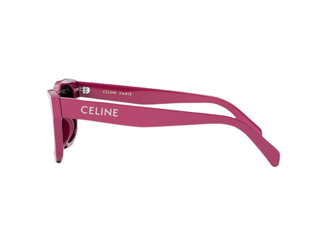 Celine Celine Monochromes 05 Sunglasses In Flash Pink Acetate Frame With Smoke Lenses - view 3