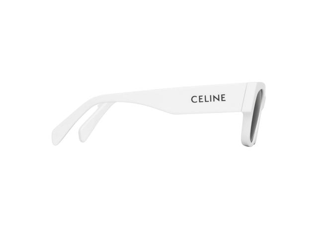 Celine Celine Monochroms 01 Sunglasses In Acetate White - view 3