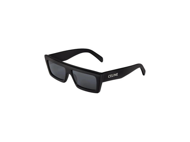 Celine Celine Monochroms 02 Sunglasses In Acetate Black With Smoke Lenses - view 2