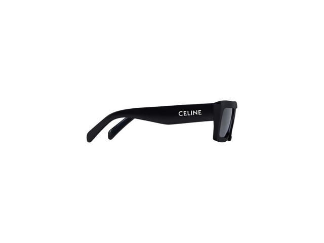 Celine Celine Monochroms 02 Sunglasses In Acetate Black With Smoke Lenses - view 3