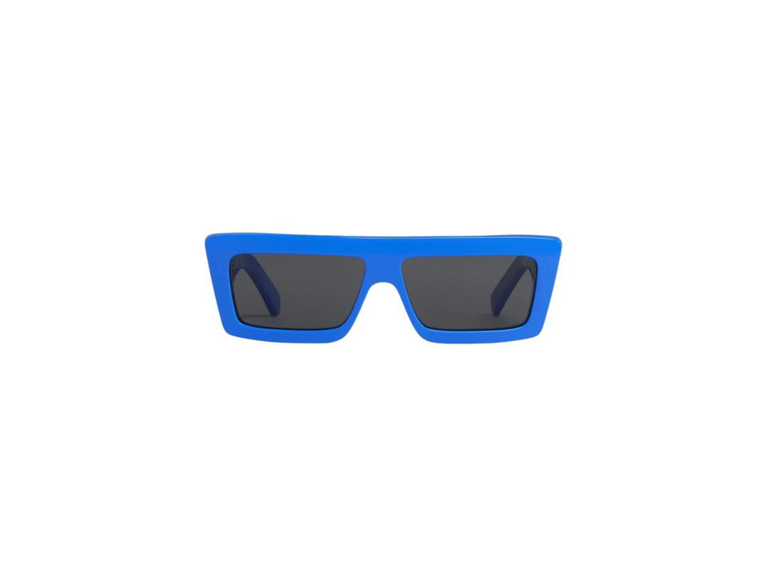 Celine Celine Monochroms 02 Sunglasses In Acetate Royal Blue With Smoke Lenses