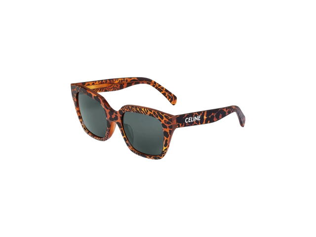 Celine Celine Monochroms 03 Sunglasses In Acetate Leopard Havana With Smoke Lenses - view 2