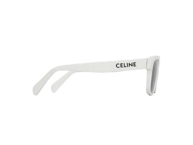 Celine Celine Monochroms 05 Sunglasses In White Acetate Frame With Smoke Lenses - view 2