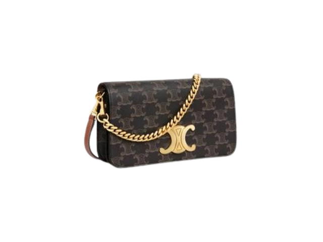 Celine Celine Multipochette In Triomphe Canvas And Calfskin Tan - view 2