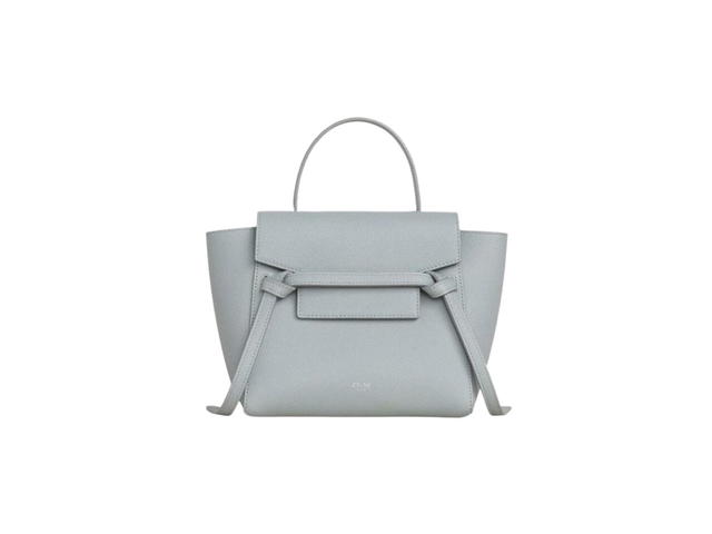 Celine Celine Nano Belt Bag In Grained Calfskin Mineral - view 1
