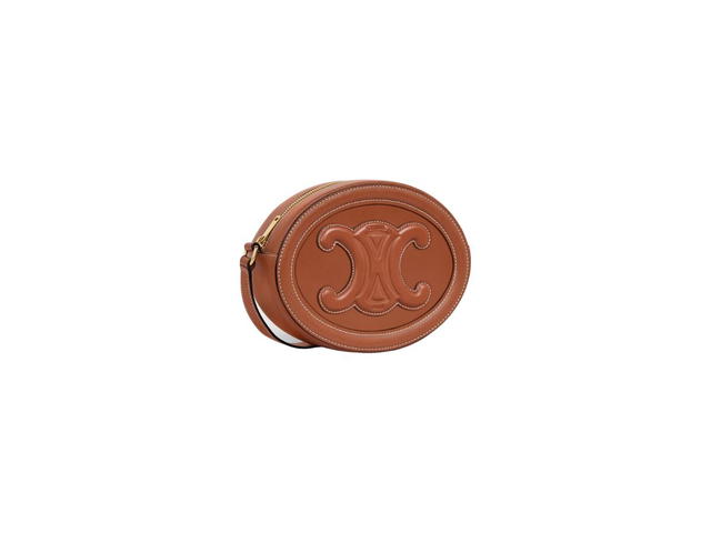 Celine Celine Oval Bag Cuir Triomphe In Smooth Calfskin With Gold Finishing Tan - view 2