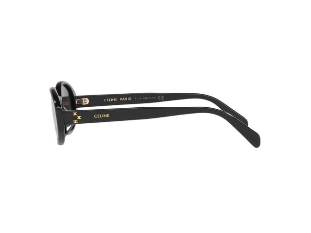 Celine Celine Oval Sunglasses In Acetate Black With Triomphe Logo - view 2