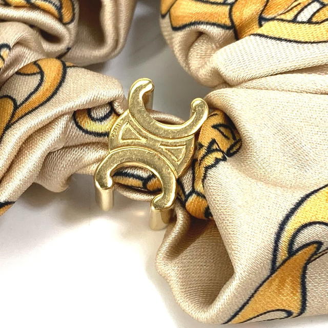 Celine CELINE Overall handle hair accessories hair rubber Shush Viscose yellow Unused - view 3