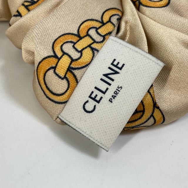 Celine CELINE Overall handle hair accessories hair rubber Shush Viscose yellow Unused - view 5