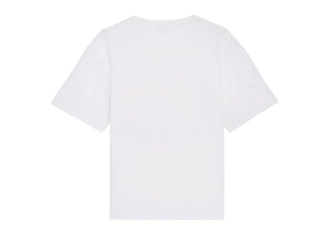 Celine Celine Oversized Triomphe T-Shirt In Cotton Jersey Ecru Black - view 2