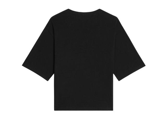 Celine Celine Paris Loose T-Shirt In Cotton Jersey Black White - view 2