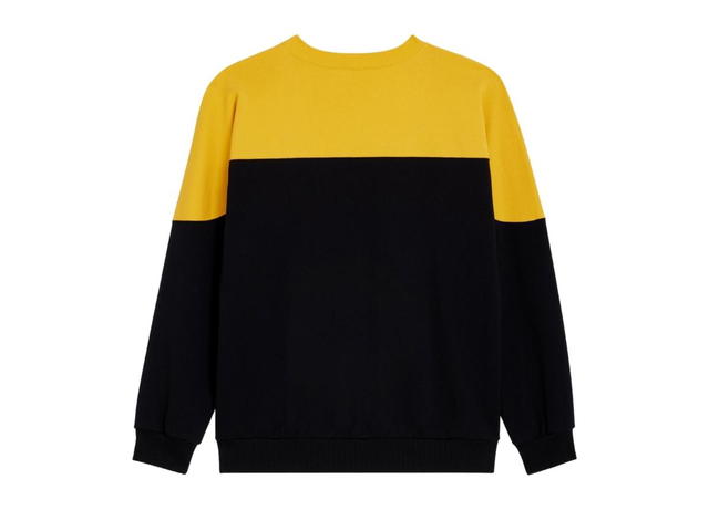 Celine Celine Paris Sweatshirt In Cotton Fleece Black Yellow White - view 2