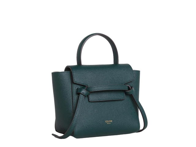 Celine Celine Pico Belt Bag In Grained Calfskin With Gold Finishing Amazone - view 3