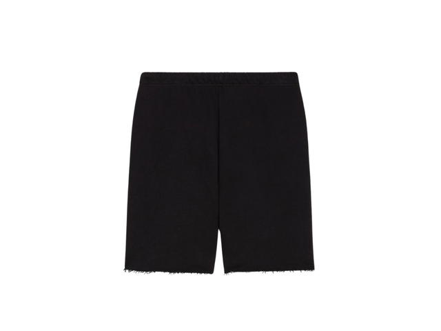 Celine Celine Shorts In Cotton Fleece Black White - view 2