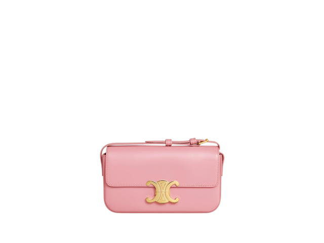 Celine Celine Shoulder Bag Claude In Shiny Calfskin With Gold Finishing Hardware Rose - view 1