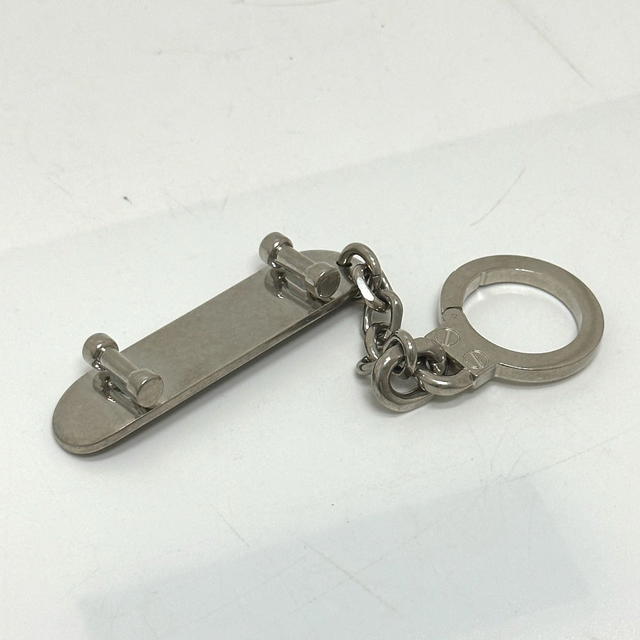 Celine CELINE skateboard Bag Charm Key Holder Metal Black/Silver - view 3