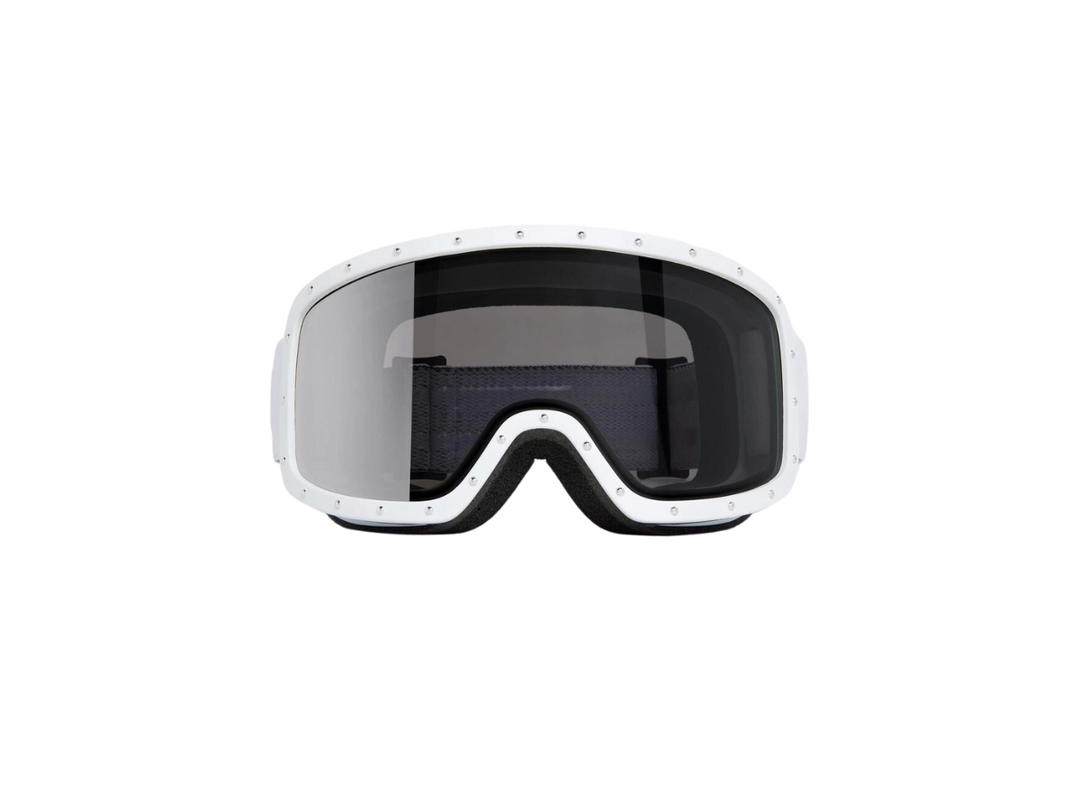 Celine Celine Ski Mask In Plastic With Metal Studs White White