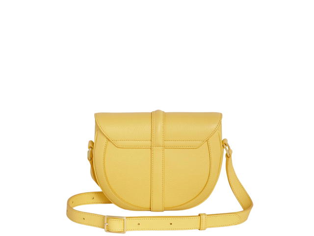 Celine Celine Small Besace 16 Bag In Grained Calfskin With Gold Metal Hardware Citron - view 2