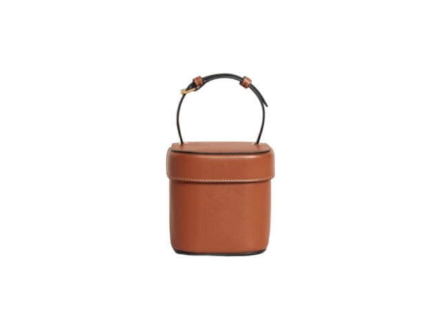 Celine Celine Small Box Cuir Triomphe in Smooth Calfskin Tan - view 3