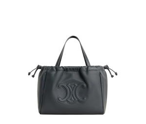 Buy Celine Small Cabas Drawstring Cuir Triomphe In Smooth Calfskin Slate Grey at Sasom – Authentic and Ready to Ship