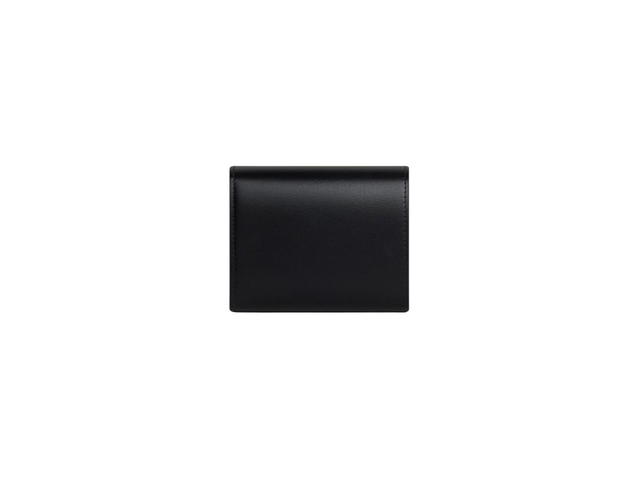 Celine Celine Small Wallet Triomphe In Shiny Calfskin With Gold Finishing Black - view 2