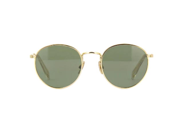 Celine Celine Sunglasses In Acetate Gold With Green Lense - view 1