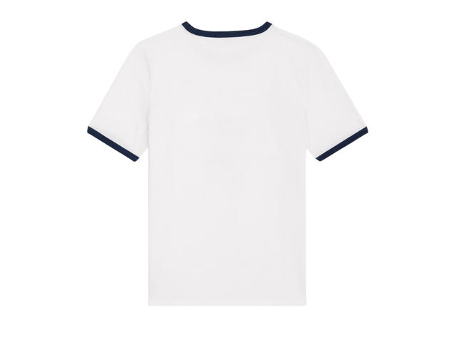 Celine Celine T-Shirt In Cotton Jersey Off White Navy Black - view 2
