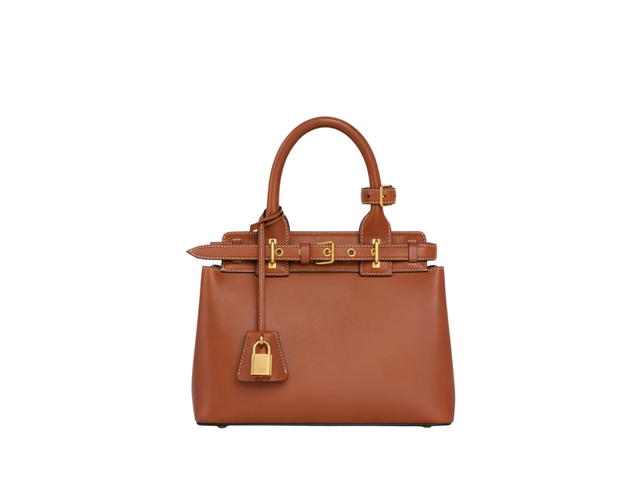 Celine Celine Teen Celine Conti Bag In Natural Calfskin With Gold Finishing Tan - view 1