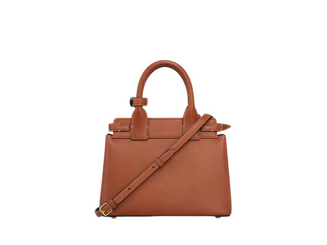 Celine Celine Teen Celine Conti Bag In Natural Calfskin With Gold Finishing Tan - view 2