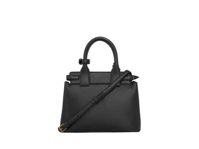 Celine Celine Teen Celine Conti Bag In Supple Calfskin With Gold Finishing Black - view 2