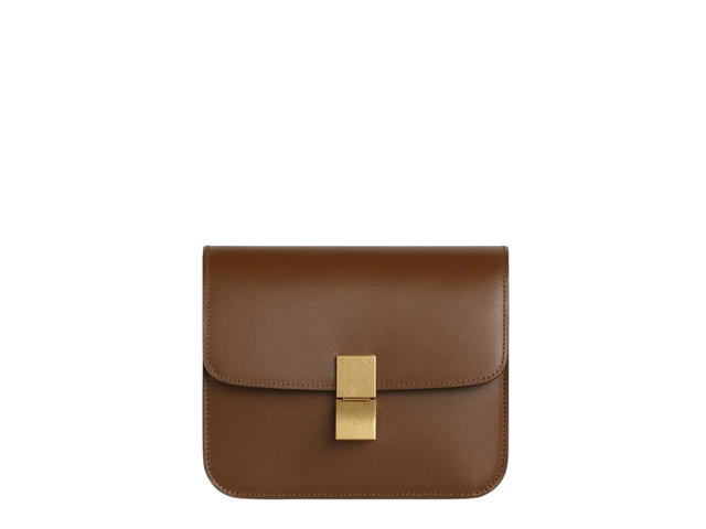Celine Celine Teen Classic Bag In Box Calfskin With Gold Finishing Camel - view 1