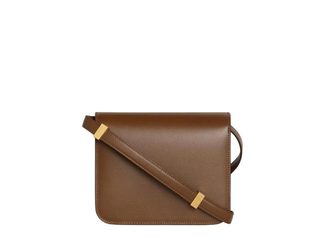 Celine Celine Teen Classic Bag In Box Calfskin With Gold Finishing Camel - view 2