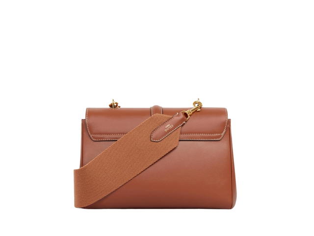 Celine Celine Teen Soft 16 In Smooth Calfskin With Gold Finishing Tan - view 2