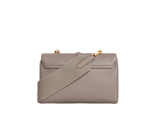 Celine Celine Teen Soft 16 In Supple Grained Calfskin With Gold Finishing Pebble - view 2