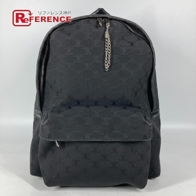 Celine CELINE Triomph logo bag backpack Backpack Canvas / Leather Black - view 1