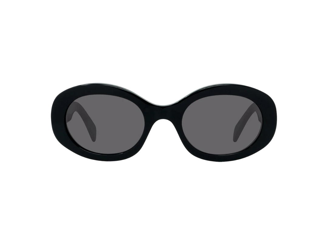 Celine Celine Triomphe 01 Sunglasses In Acetate Black