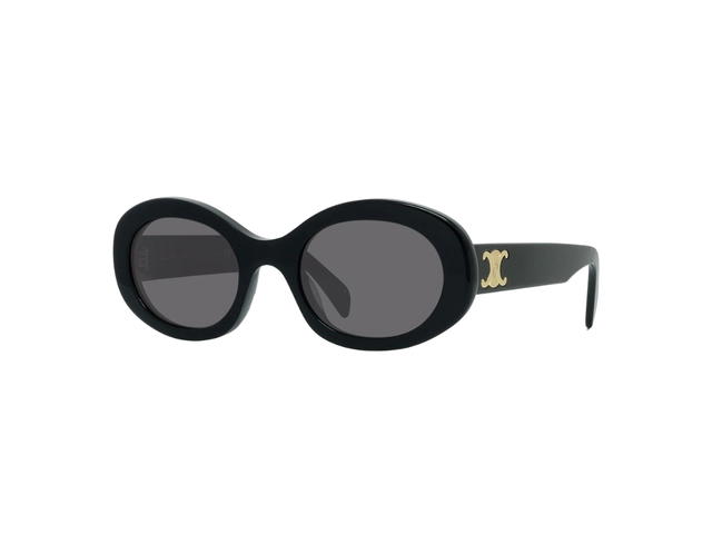 Celine Celine Triomphe 01 Sunglasses In Acetate Black - view 2