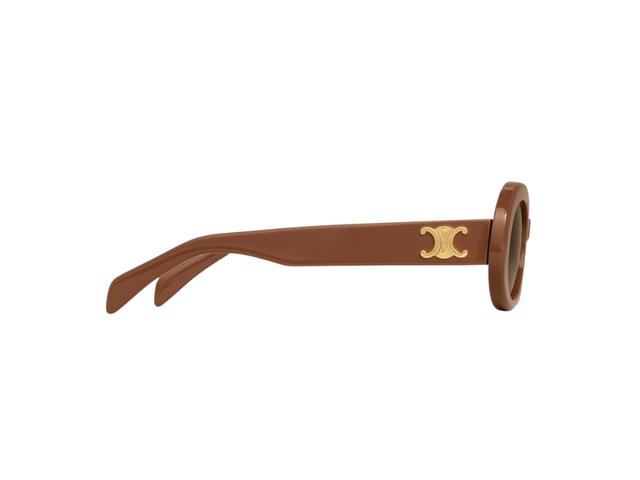Celine Celine Triomphe 01 Sunglasses In Acetate Camel - view 2