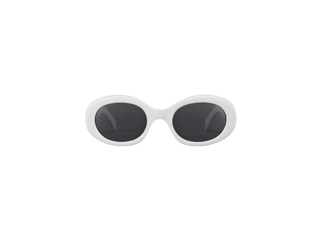 Celine Celine Triomphe 01 Sunglasses In Acetate White