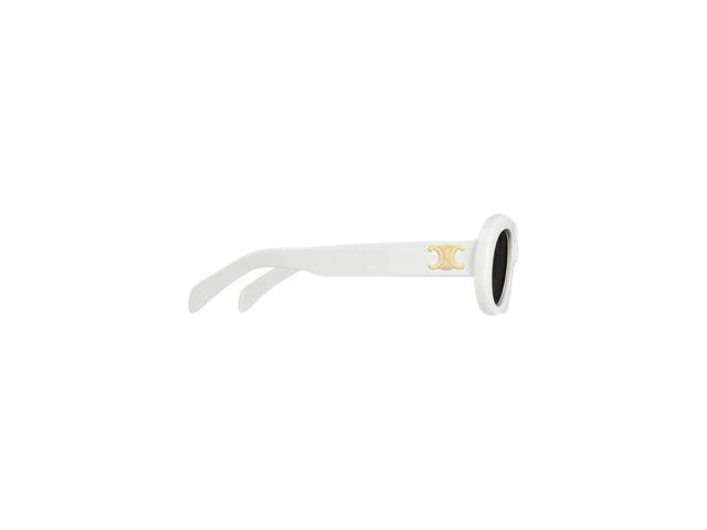 Celine Celine Triomphe 01 Sunglasses In Acetate White - view 3