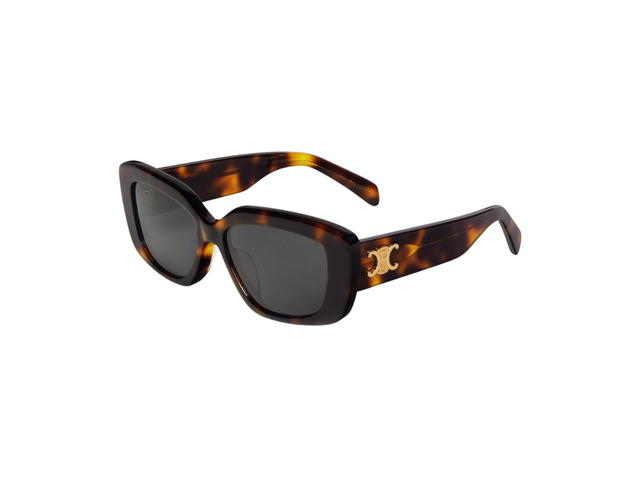 Celine Celine Triomphe 04 Sunglasses In Acetate Dark Havana - view 3