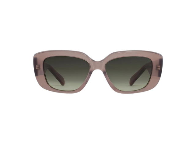 Celine Celine Triomphe 04 Sunglasses In Acetate Milky Hazelnut With Gradient Smoke Lenses - view 1