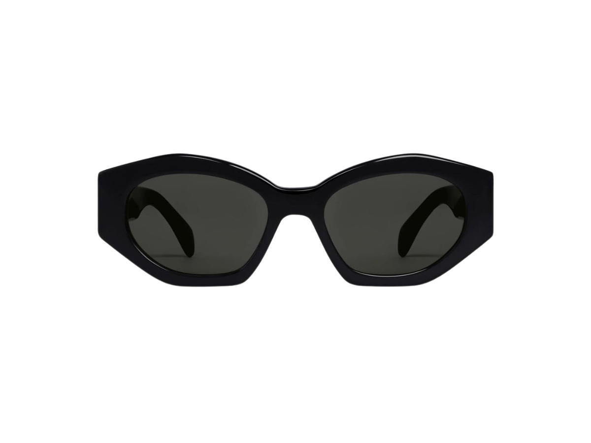 Celine Celine Triomphe 08 Sunglasses In Acetate Black