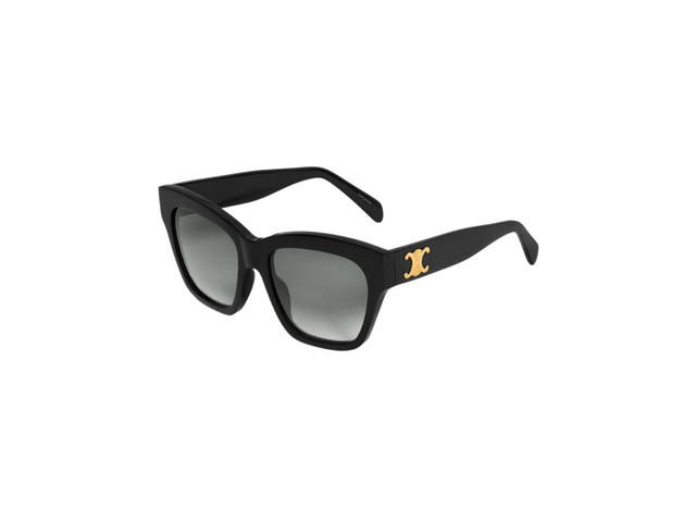 Celine Celine Triomphe 09 Sunglasses In Acetate Black - view 3