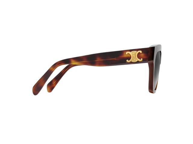Celine Celine Triomphe 09 Sunglasses In Acetate With Gradient Smoke Lenses Classic Havana - view 3