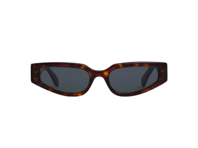 Celine Celine Triomphe 12 Sunglasses In Acetate Red Havana With Smoke Lenses - view 1
