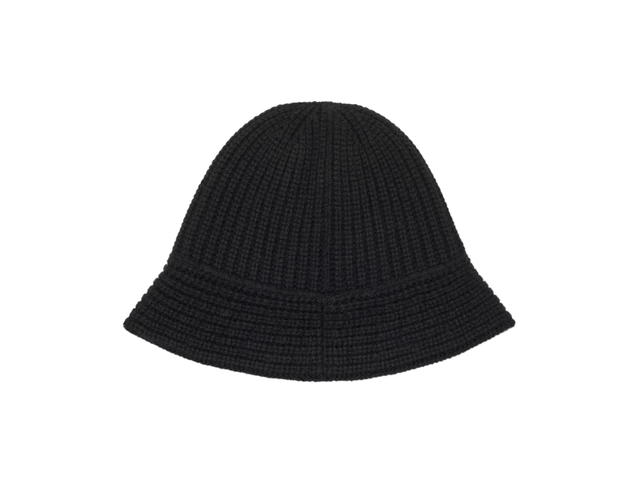 Celine Celine Triomphe Cloche Beanie In Cashmere Black - view 2